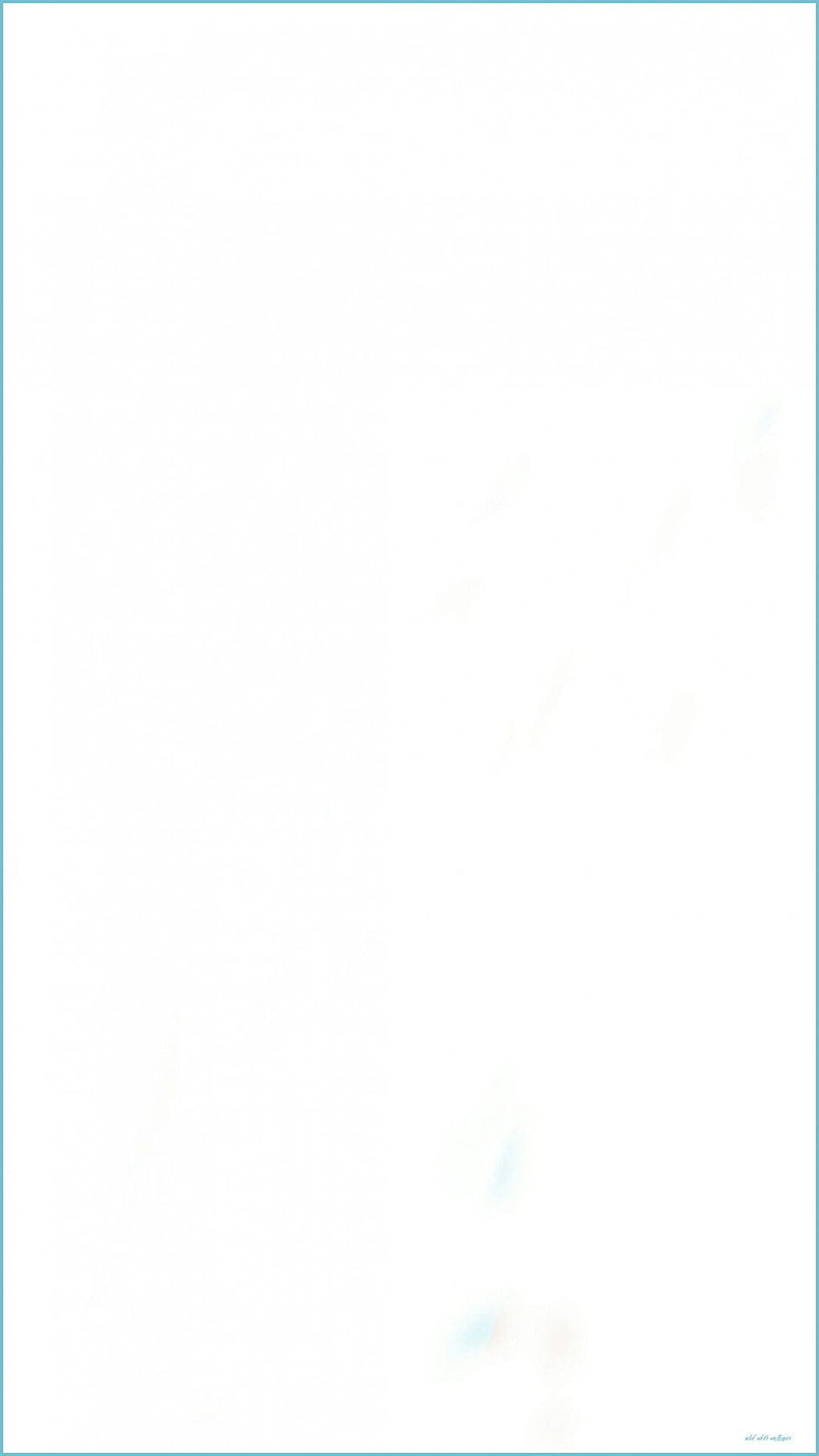 Minimalist Pure White Background with Subtle Pastel Accents and Clean Border HD phone wallpaper