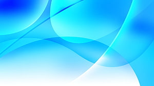 Abstract Blue Gradient Waves Wallpaper HD wallpaper