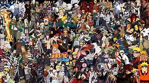 Naruto Shippuden Complete Character Collection Anime Group Artwork HD wallpaper