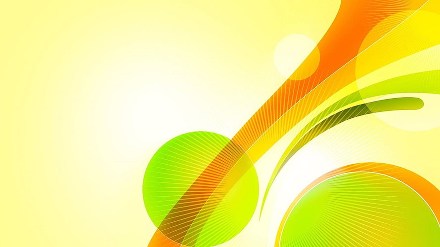 Abstract Yellow and Green Swirls Wallpaper HD wallpaper