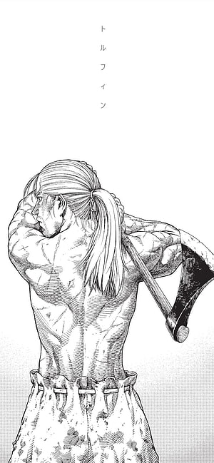 Thorfinn from Vinland Saga manga illustration holding axe, Thorfinn, vinland saga manga HD phone wallpaper