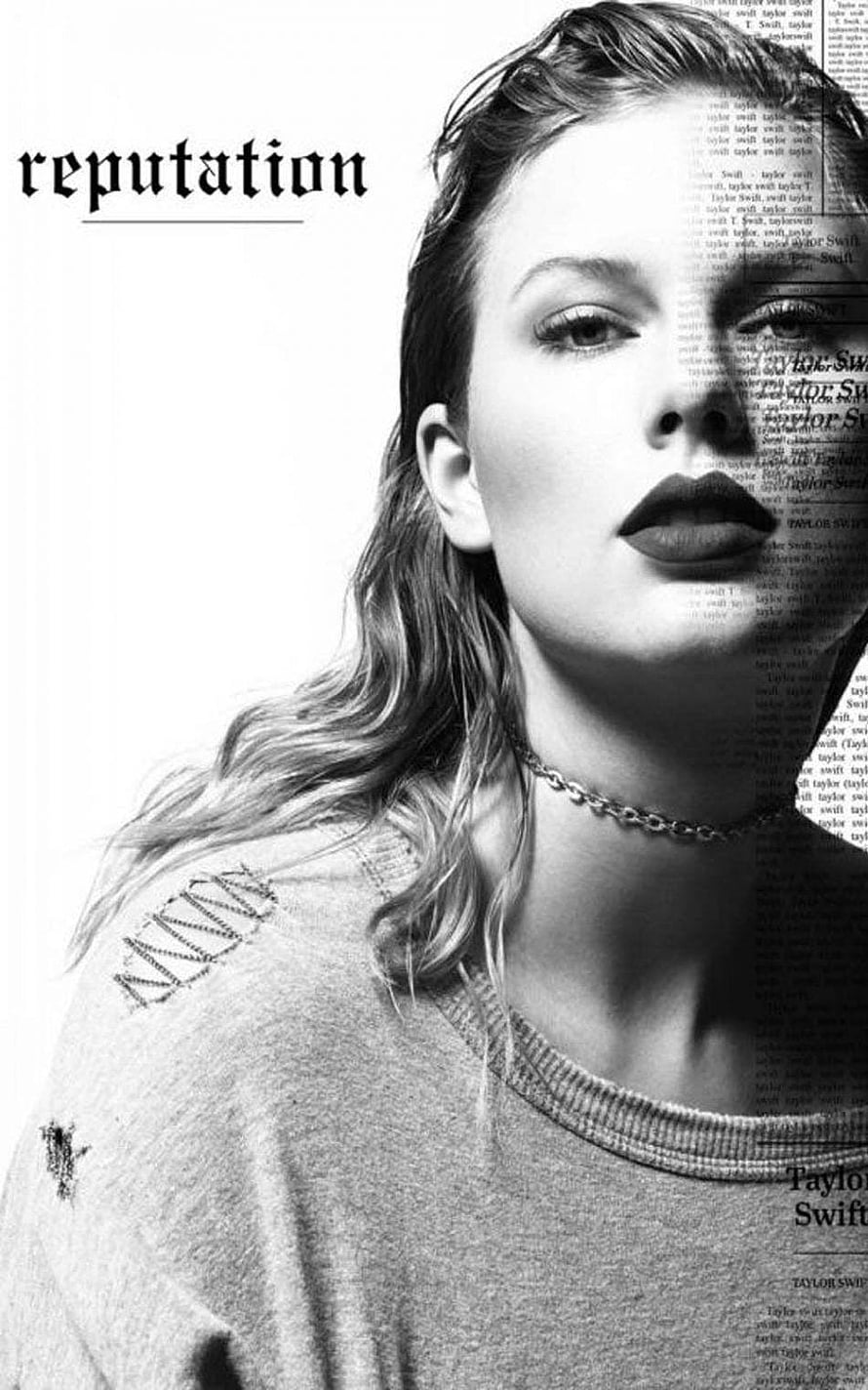 Taylor Swift Reputation Album Cover Artwork Black And White Portrait HD phone wallpaper