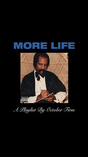 Drake More Life Album Cover Art Featuring Vintage Portrait and Parental Advisory Label HD phone wallpaper