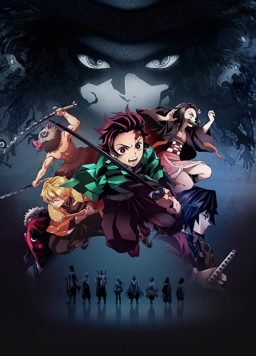 Demon Slayer Kimetsu no Yaiba Hashira Training Arc Anime Key Visual Wallpaper HD phone wallpaper