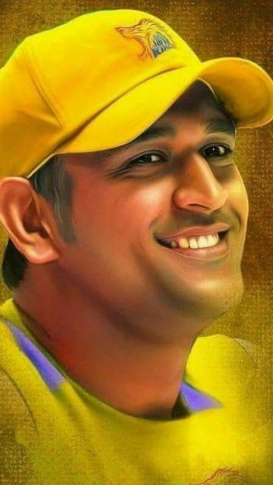Sachin Tendulkar Wearing Yellow Cricket Cap and Jersey Portrait HD phone wallpaper