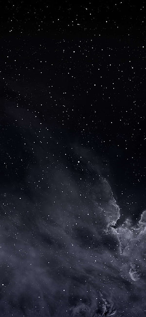 Dark Space Nebula With Stars And Cosmic Dust Clouds HD phone wallpaper