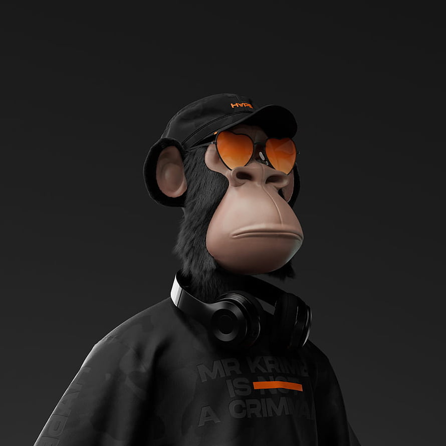 Hapebeast 3D Character Portrait Wearing Cap and Headphones HD phone wallpaper