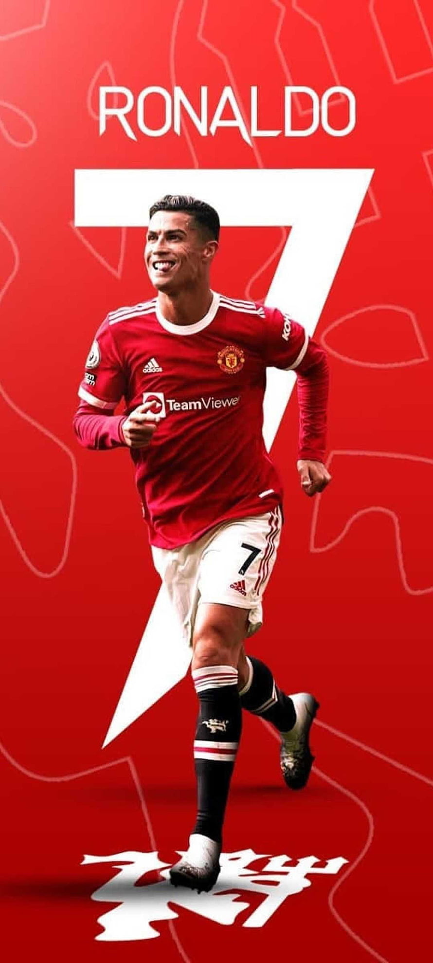 Cristiano Ronaldo Manchester United Number 7 Red Jersey Wallpaper, Cristiano Ronaldo Discover more CR7, Cristiano Ronaldo, Manchester United, MANU, MUFC . https:/… in 2022, ronaldo man u 2022 HD phone wallpaper