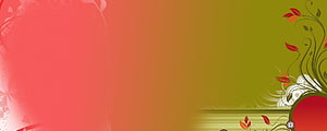 Abstract Floral Gradient Background With Red And Olive Green Swirls HD wallpaper