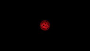 Mangekyou Sharingan Anime Eye Symbol on Black Background, Sharingan Live, sharingan pc HD wallpaper