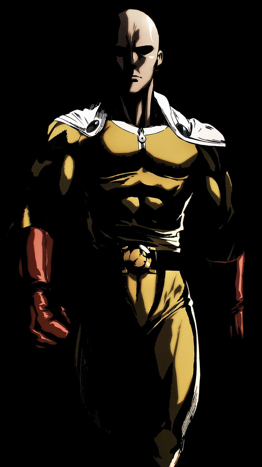 Saitama One Punch Man Anime Character Illustration, Saitama One Punch Man, one punch man android HD phone wallpaper