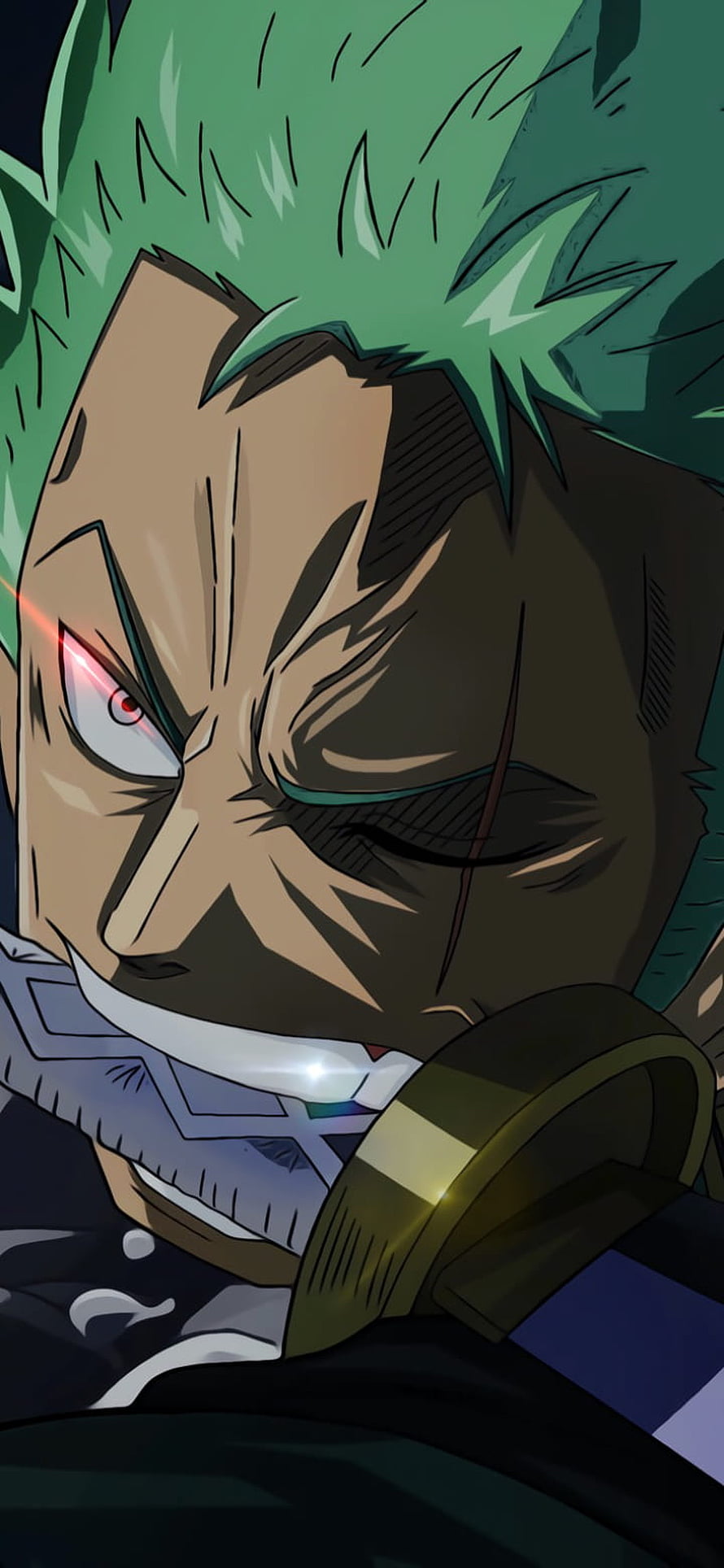 Izuku Midoriya One For All Full Cowl intense anime portrait wallpaper HD phone wallpaper