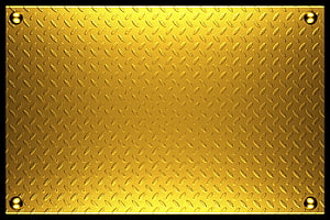 Gold Diamond Plate Metal Texture with Rivets and Industrial Pattern HD wallpaper