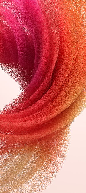Abstract Gradient Sand Texture With Flowing Red And Orange Waves HD phone wallpaper