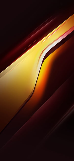 Vivo iQOO Neo Stock Abstract Wallpaper with Golden Diagonal Light Streaks on Dark Background HD phone wallpaper