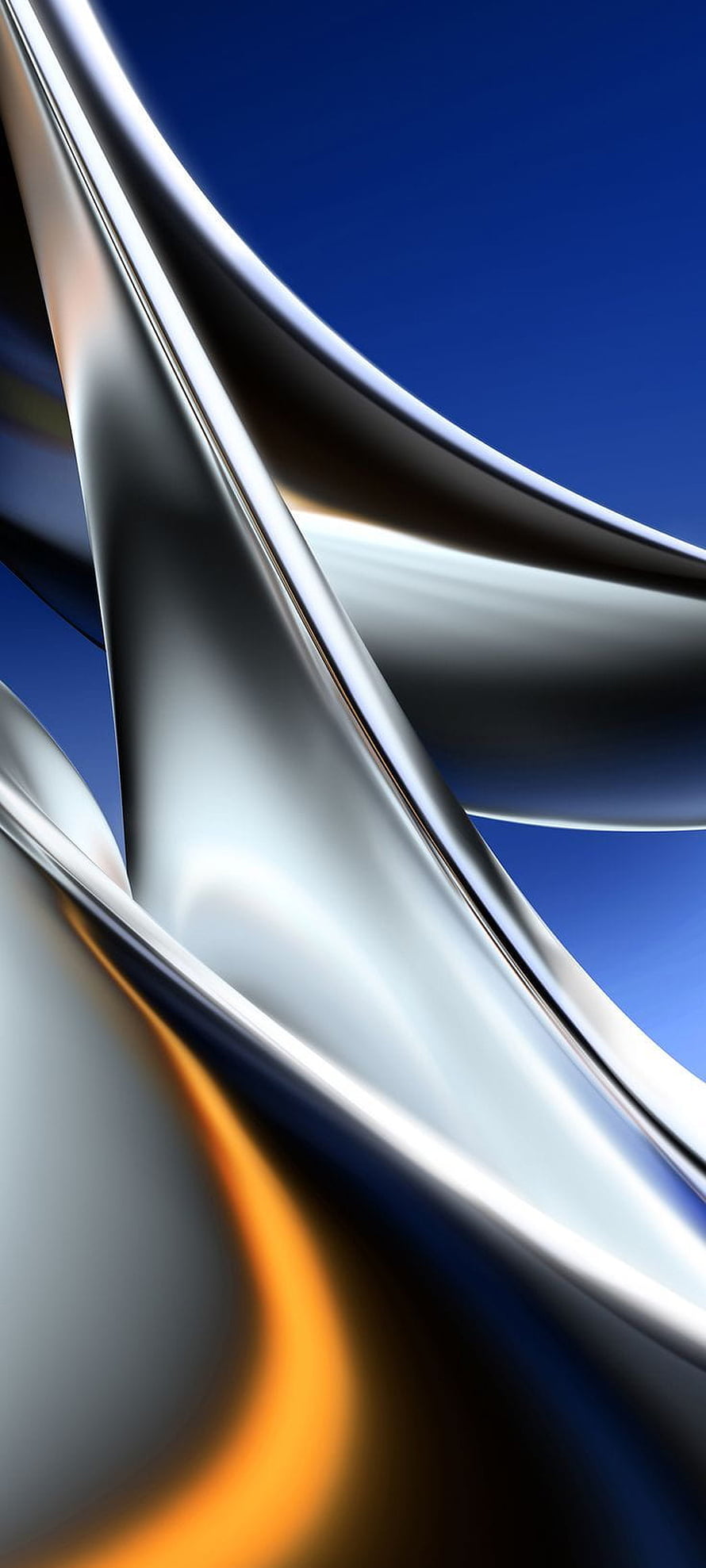 Sleek POCO X4 Pro Smartphone with Curved Metallic Design and Blue Gradient Background HD phone wallpaper