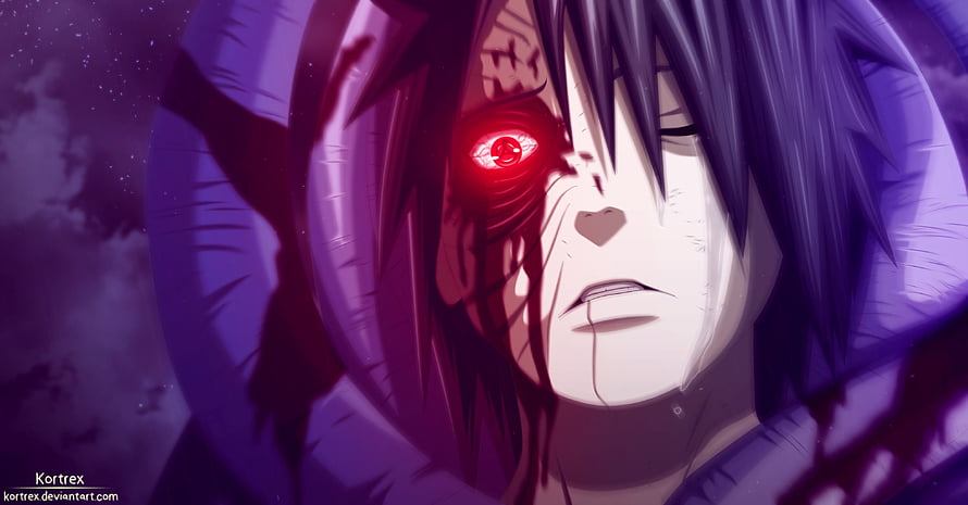 Itachi Uchiha Sharingan Anime Portrait Wallpaper HD wallpaper