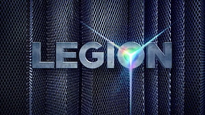 Lenovo Legion Gaming Laptop Logo on Dark Mesh Ventilation Grille HD wallpaper