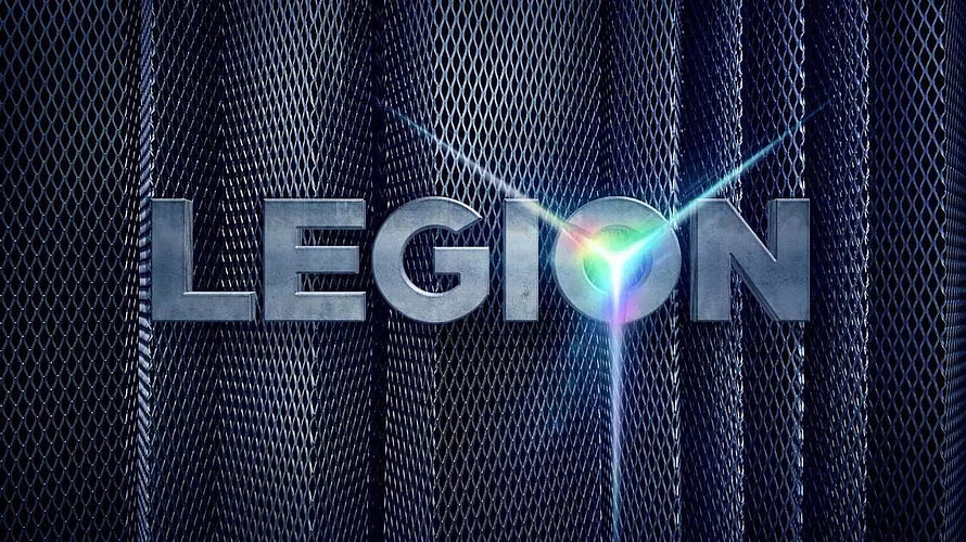 Lenovo Legion Gaming Laptop Logo on Dark Mesh Ventilation Grille HD wallpaper