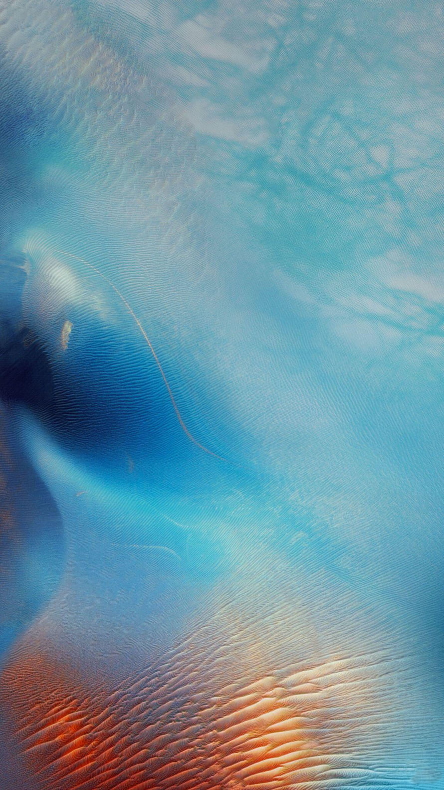Abstract Blue and Orange Sand Dunes Texture Background HD phone wallpaper