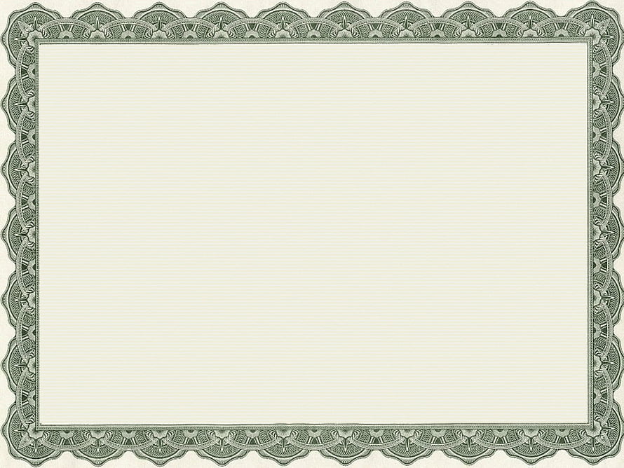Elegant Green Guilloche Certificate Border Template with Cream Center HD wallpaper