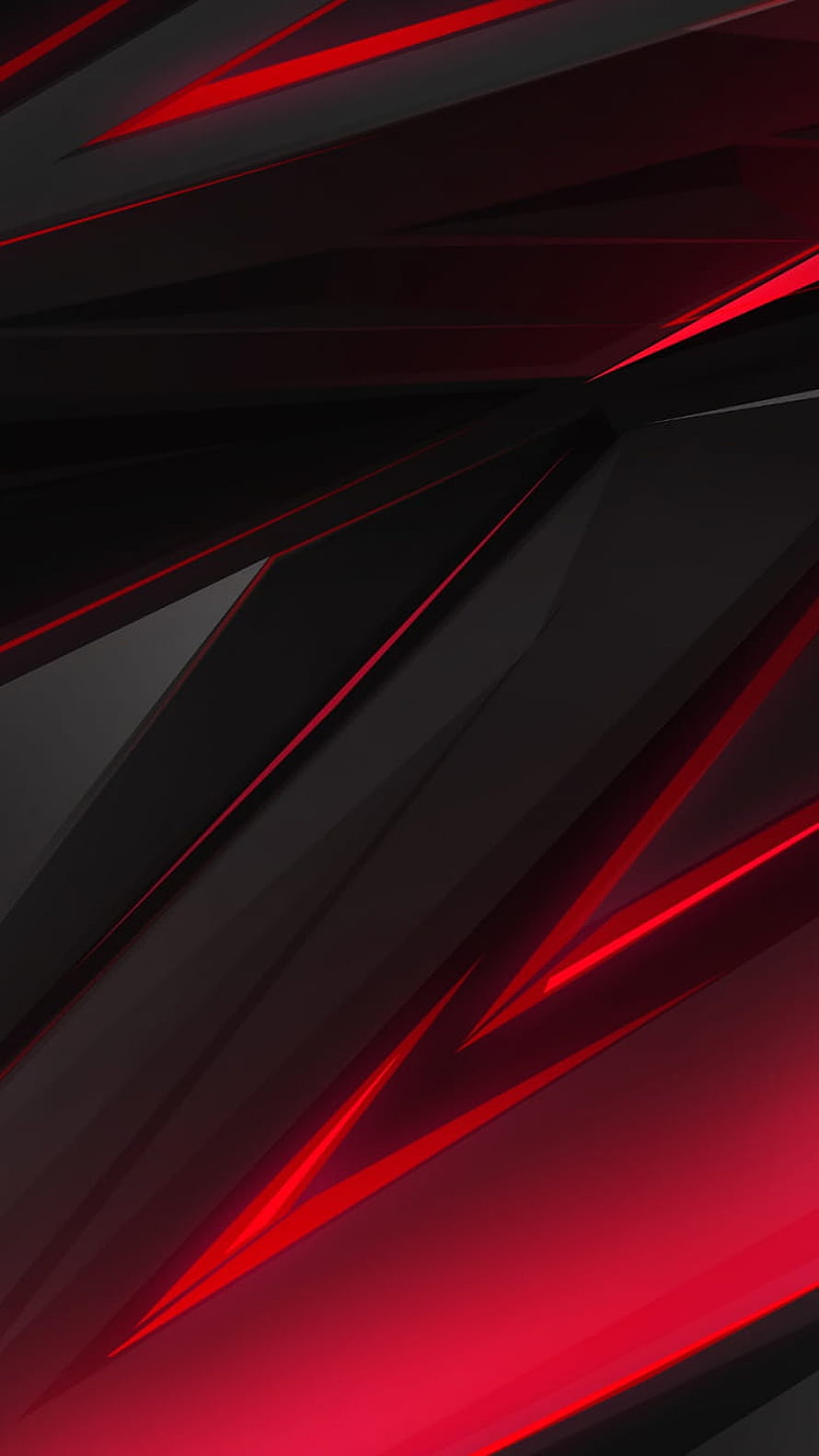 Abstract Red and Black Geometric Lines Wallpaper HD phone wallpaper