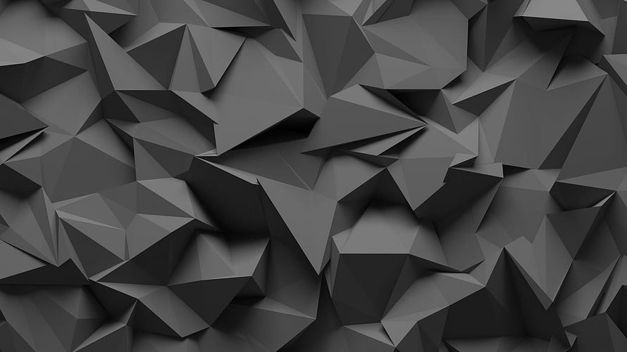 Dark Gray Low Poly Geometric Faceted Surface Texture HD wallpaper