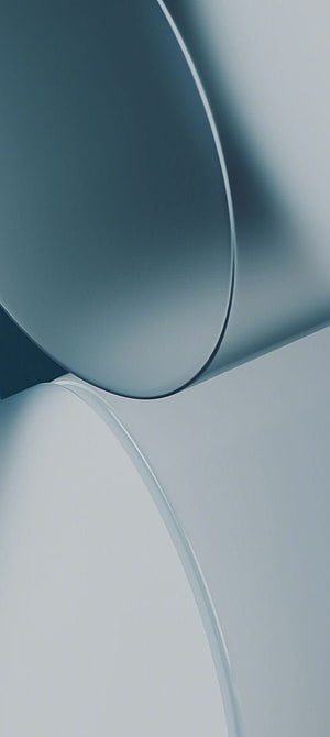 Minimalist Abstract Geometric Shapes in Soft Blue and White Tones HD phone wallpaper