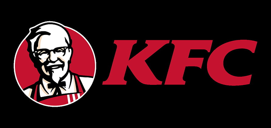 KFC Colonel Sanders Logo on Black Background HD wallpaper