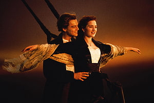 Jack and Rose Titanic Movie Scene Wallpaper HD wallpaper
