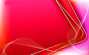 Vibrant Red Abstract Background with Flowing White and Yellow Curves HD wallpaper