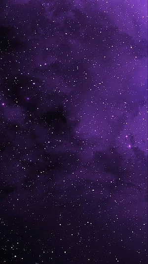 Purple Nebula Starry Sky Background HD phone wallpaper