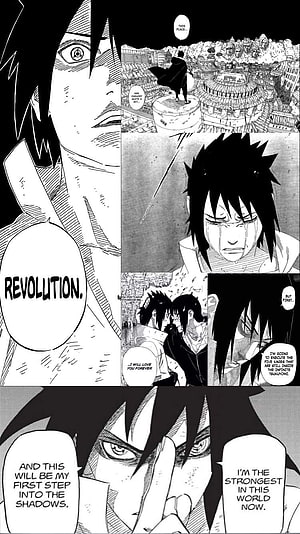 Madara Uchiha declares revolution and infinite tsukuyomi in Naruto manga panels, naruto manga panels, #Manga Panel HD phone wallpaper