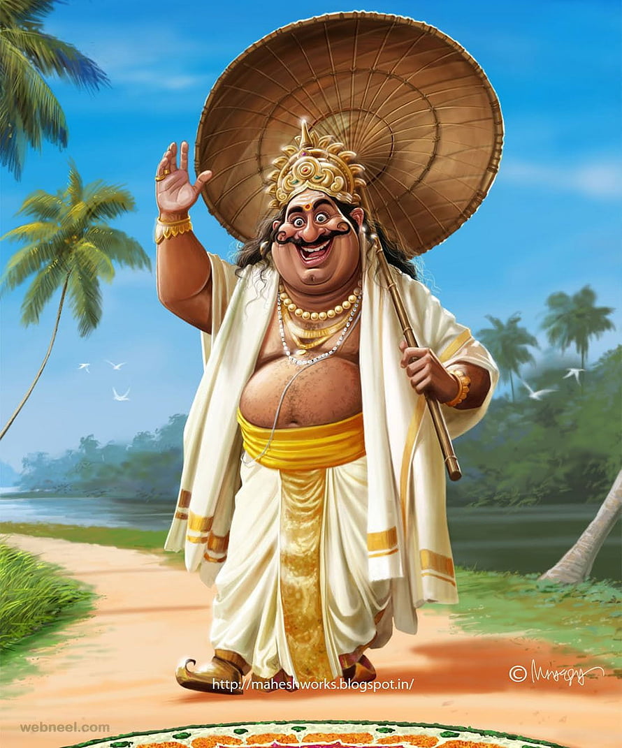 Kumbhakarna Waking Up From Sleep With Parasol And Traditional Attire HD phone wallpaper