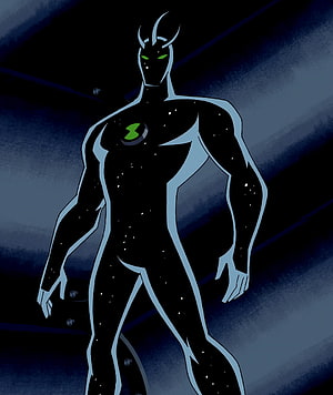 Darkstar Ben 10 Alien Character Artwork HD phone wallpaper