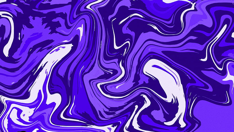 Abstract Purple and White Swirling Liquid Pattern Background HD wallpaper