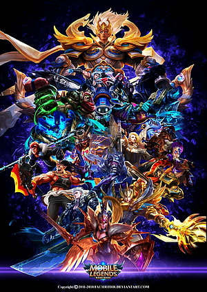 Mobile Legends Bang Bang Character Ensemble Poster HD phone wallpaper