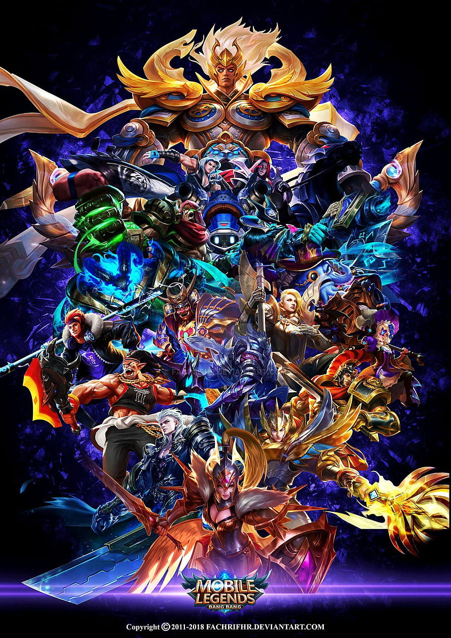 Mobile Legends Bang Bang Character Ensemble Poster HD phone wallpaper