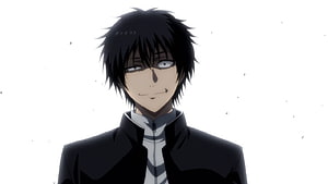 Anime Character Portrait of a Young Man with Black Hair and a Smirk, Tomodachi Game, yuuichi HD wallpaper