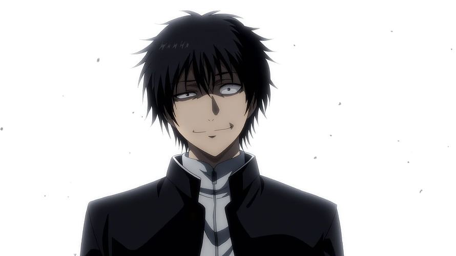 Anime Character Portrait of a Young Man with Black Hair and a Smirk, Tomodachi Game, yuuichi HD wallpaper