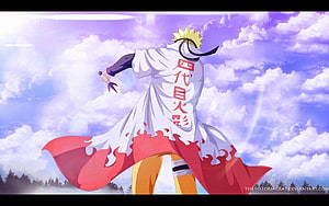 Minato Namikaze Fourth Hokage Naruto Anime Character Back View Wallpaper HD wallpaper