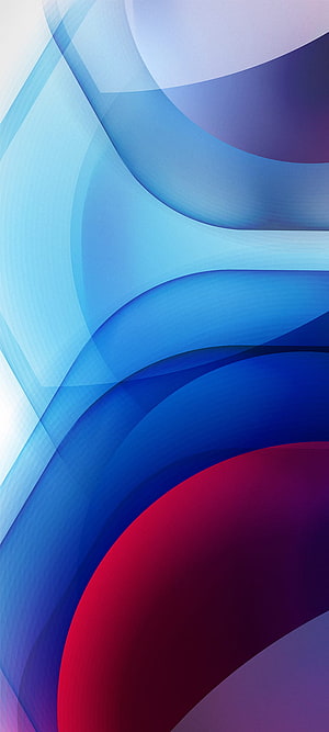 Abstract Blue and Red Gradient Waves Wallpaper HD phone wallpaper
