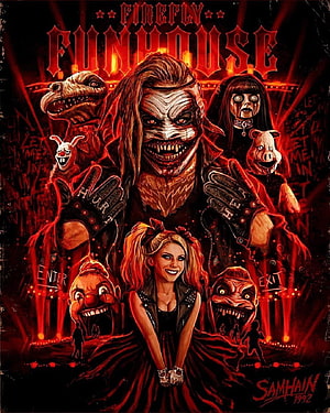 Bray Wyatt Firefly Funhouse Horror Poster with Roman Reigns and Monster Masks, Wwe bray wyatt, Wwe superstar roman reignspinterest, #wwe bray wyatt HD phone wallpaper
