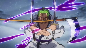 Roronoa Zoro Santoryu Purgatory Onigiri Attack Scene from One Piece Anime HD wallpaper