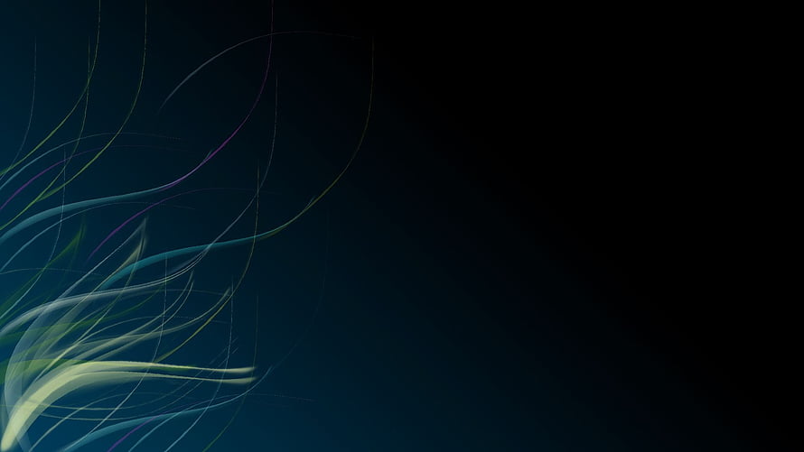 Abstract Flowing Light Streaks on Dark Background HD wallpaper