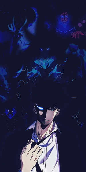 Detective Conan Edogawa Conan Dark Blue Aura Anime Wallpaper HD phone wallpaper