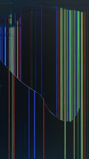 Abstract Glitch Art Wallpaper With Vertical RGB Color Bars And Digital Distortion HD phone wallpaper