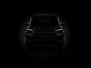 Mazda Scorpion Concept SUV Front View in Dark Atmosphere HD wallpaper