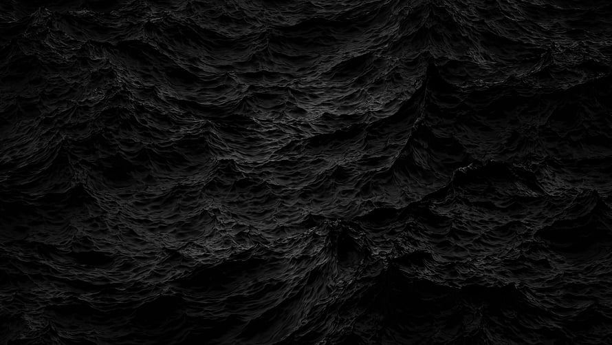 Dark Abstract Black Texture Background With Deep Rugged Surface Details HD wallpaper