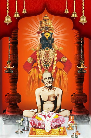 Kali Mata and Ramakrishna Paramahamsa Deva Hindu Deity Wallpaper HD phone wallpaper